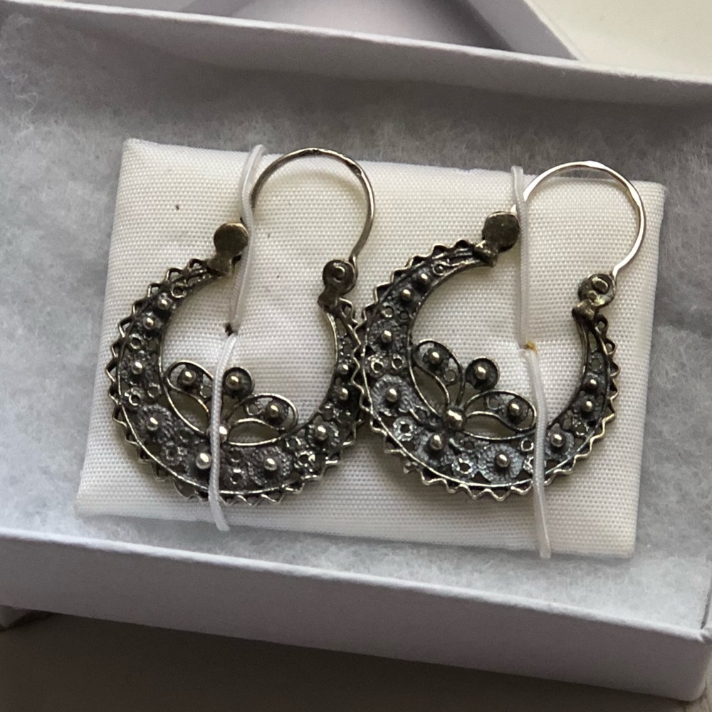Sterling Silver Hoop Earrings